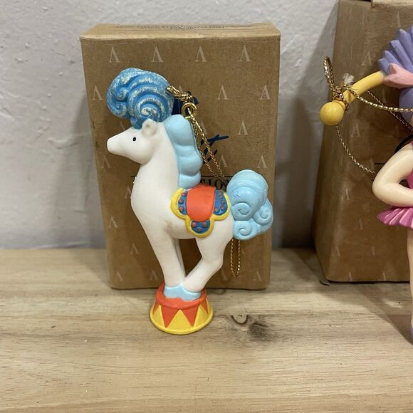 Vintage Avon Three Ring Circus Performers Christmas Ornaments 3” Tall - Picture 3 of 9